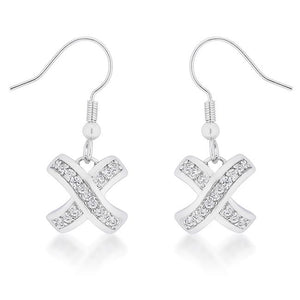 Timeless Pave Drop Earrings - Jewelry Xoxo