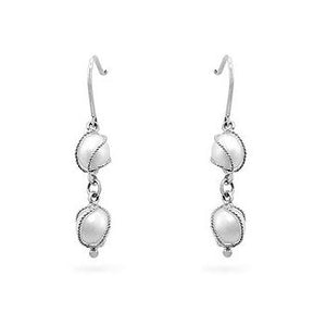 White Gold Pearl Drops - Jewelry Xoxo