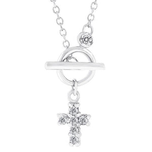 Faith Toggle Necklace - Jewelry Xoxo