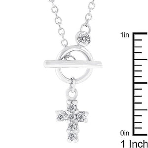 Faith Toggle Necklace - Jewelry Xoxo