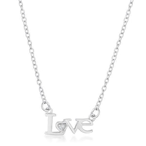 Love Script Necklace - Jewelry Xoxo