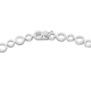 Graduated Cubic Zirconia Necklace - Jewelry Xoxo