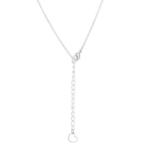Mandy 0.45ct CZ Two-tone Triple Heart Drop Necklace - Jewelry Xoxo