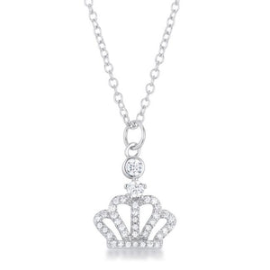 Tabitha 0.5 ct Crown Pendant - Jewelry Xoxo