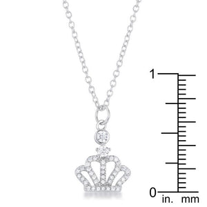 Tabitha 0.5 ct Crown Pendant - Jewelry Xoxo