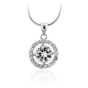 Shimmery Circlet Pendant - Jewelry Xoxo