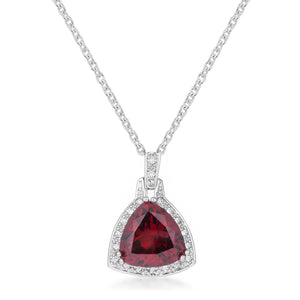 Ruby Illusion Pendant - Jewelry Xoxo