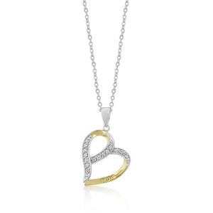 Mom Two-tone Finish Fashion Pendant - Jewelry Xoxo