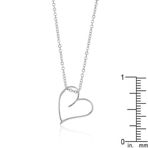 Petite Heart Pendant - Jewelry Xoxo