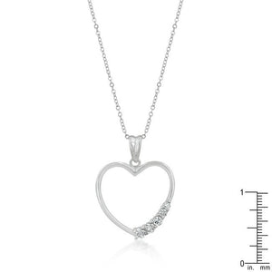 Organic Heart Pendant - Jewelry Xoxo