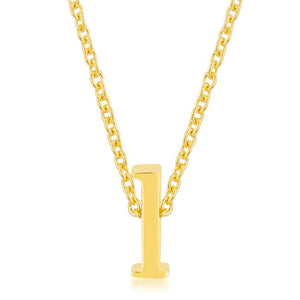 Golden Initial L Pendant - Jewelry Xoxo
