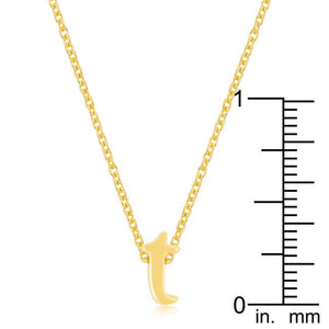 Golden Initial T Pendant - Jewelry Xoxo