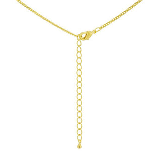 Simple Golden Cross Pendant - Jewelry Xoxo