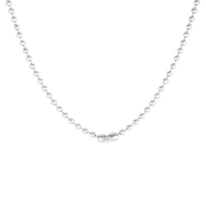 Dreya 1.1ct CZ Rhodium Stainless Steel Necklace - Jewelry Xoxo