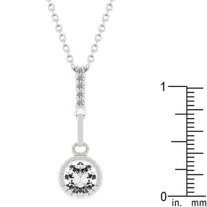 Clear Drop Pendant - Jewelry Xoxo