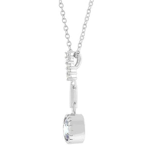 Lavender Drop Pendant - Jewelry Xoxo