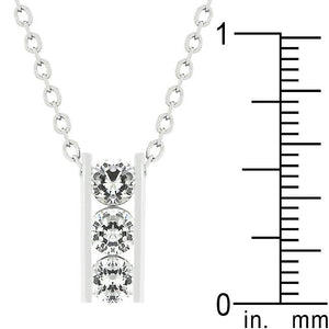 Triplet Cubic Pendant - Jewelry Xoxo