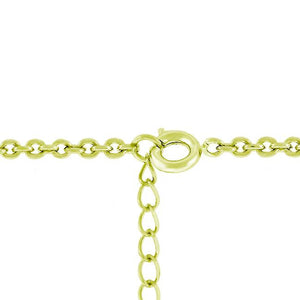 Golden Graduated Cubic Zirconia Circle Pendant - Jewelry Xoxo