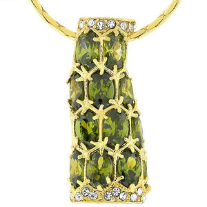 Amazon Green Pendant - Jewelry Xoxo