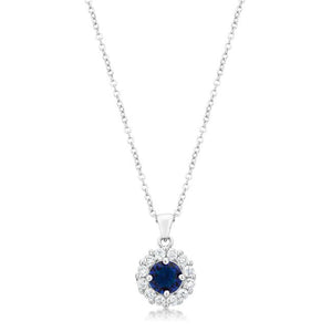 Bella Bridal Pendant in Blue - Jewelry Xoxo