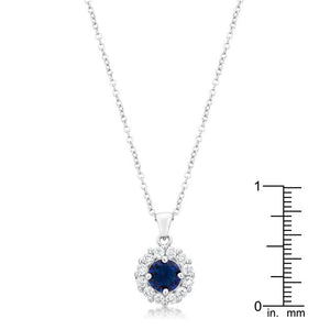 Bella Bridal Pendant in Blue - Jewelry Xoxo