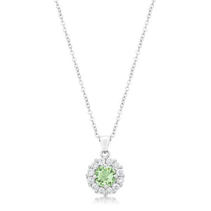 Bella Bridal Pendant in Peridot - Jewelry Xoxo