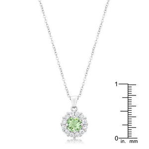 Bella Bridal Pendant in Peridot - Jewelry Xoxo