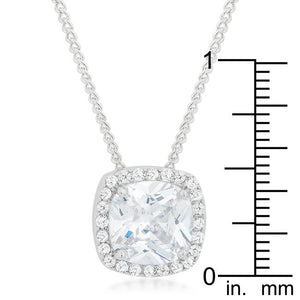 Pave Halo Pendant - Jewelry Xoxo