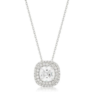 Pave Halo Pendant - Jewelry Xoxo