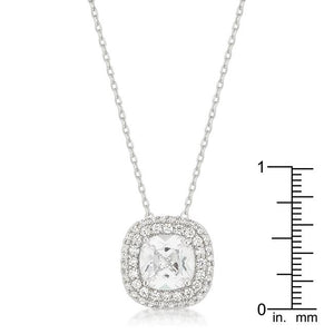 Pave Halo Pendant - Jewelry Xoxo