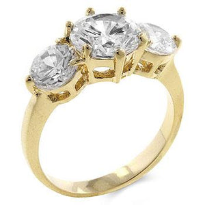 3-Stone Engagement Ring - Jewelry Xoxo