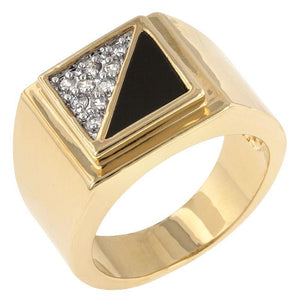 Gemini Cubic Zirconia Mens Ring - Jewelry Xoxo