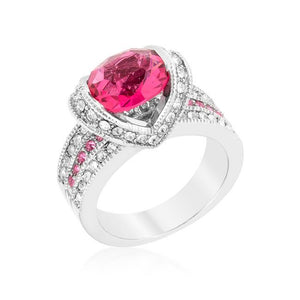 Ovaline Pink Ring - Jewelry Xoxo