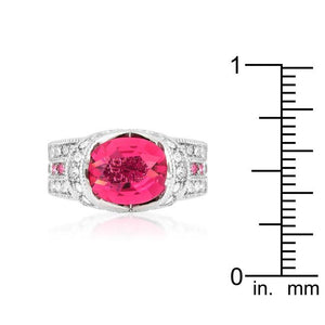 Ovaline Pink Ring - Jewelry Xoxo