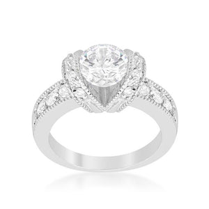 Tension Set Engagement Ring - Jewelry Xoxo