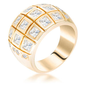 Square Cocktail Ring - Jewelry Xoxo