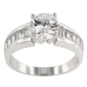 Antoinette Silver Engagement Ring - Jewelry Xoxo