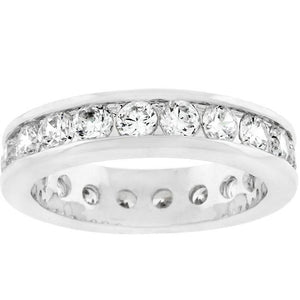 Lustrous Eternity Band - Jewelry Xoxo