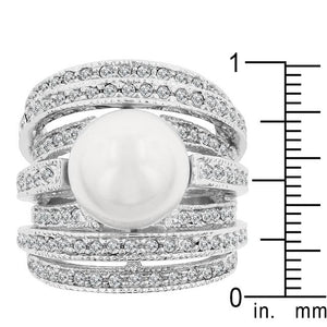 Right-Hand Pearl Ring - Jewelry Xoxo