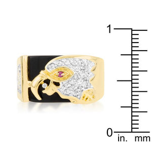 Cubic Zirconia Eagle Mens Ring - Jewelry Xoxo