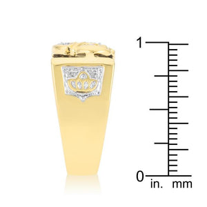 Cubic Zirconia Eagle Mens Ring - Jewelry Xoxo