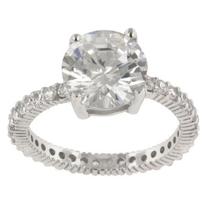 Queen Anne Clear Ring - Jewelry Xoxo