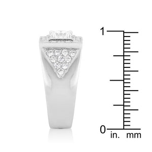 Brilliant Mens Cubic Zirconia Ring - Jewelry Xoxo