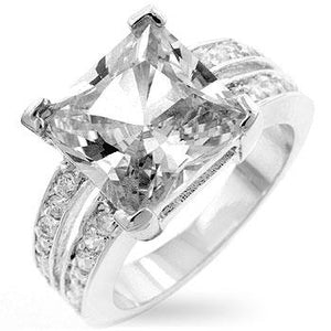 White Princess Engagement Ring - Jewelry Xoxo