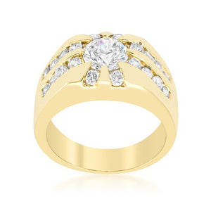 Cubic Zirconia Sunrise Ring - Jewelry Xoxo