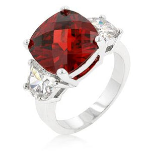 Garnet Triplet Ring - Jewelry Xoxo