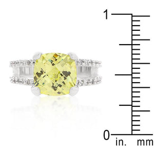 Fabulous Peridot Engagement Ring - Jewelry Xoxo