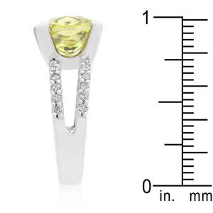 Fabulous Peridot Engagement Ring - Jewelry Xoxo