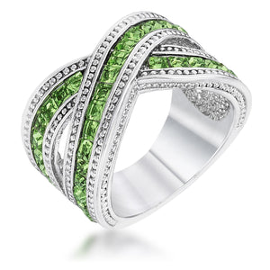 Twisting Green Band - Jewelry Xoxo