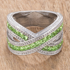 Twisting Green Band - Jewelry Xoxo